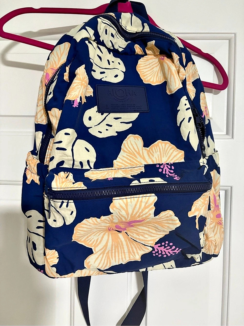 Aloha Collection Keep It Light Backpack in Taha'a Blue & Orange